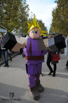 Pixel Cloud Strife Cosplay