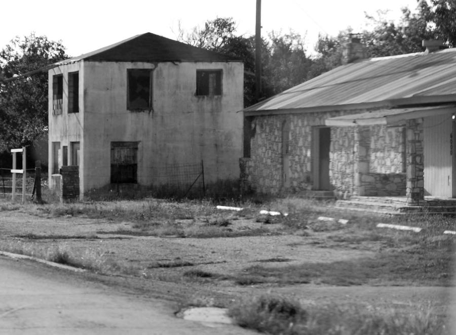 Black and White Buildings