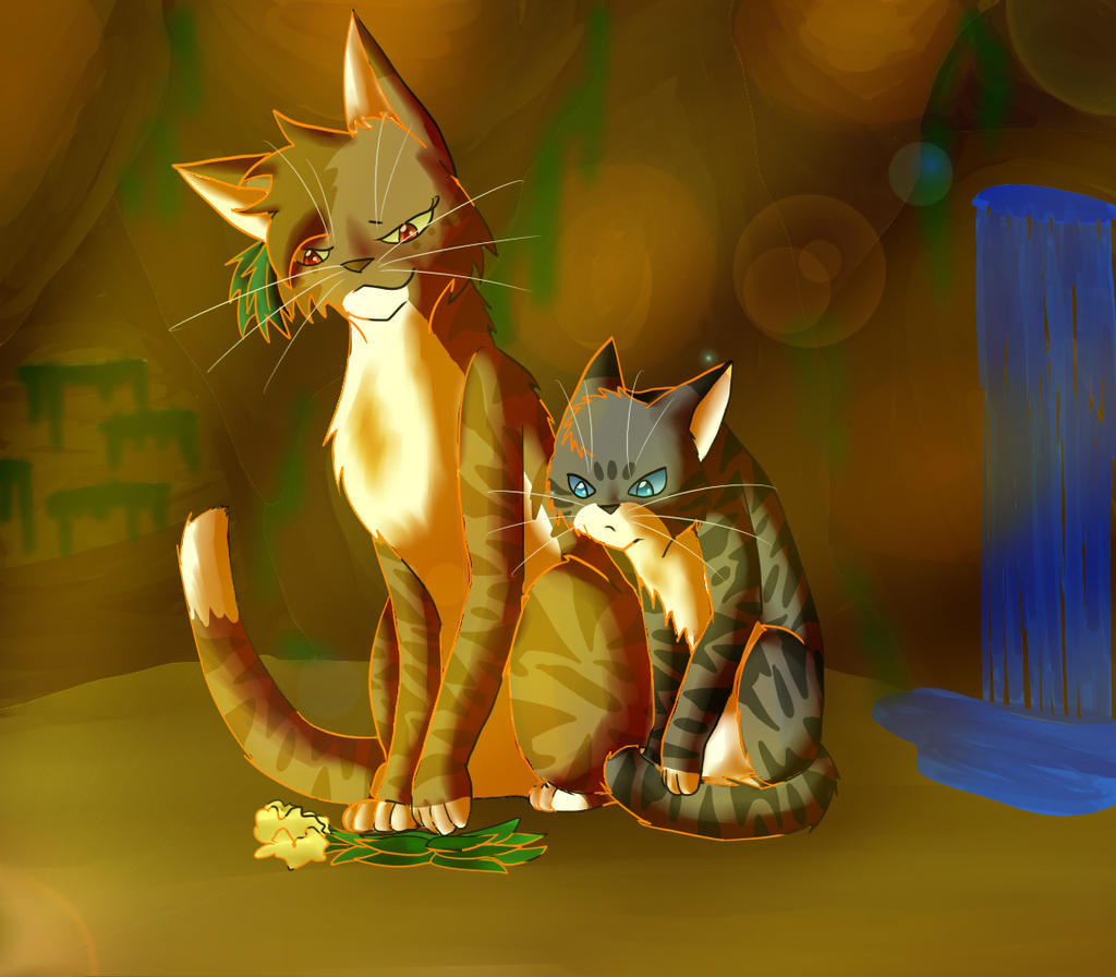 I haven't drawn cats in a while so here's Jayfeather and