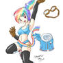 Rainbow Dash cosplay design