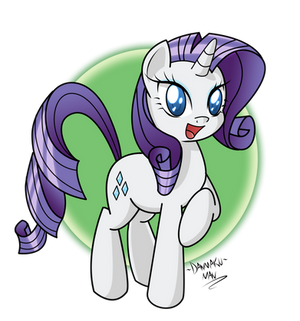 Smiling Rarity!