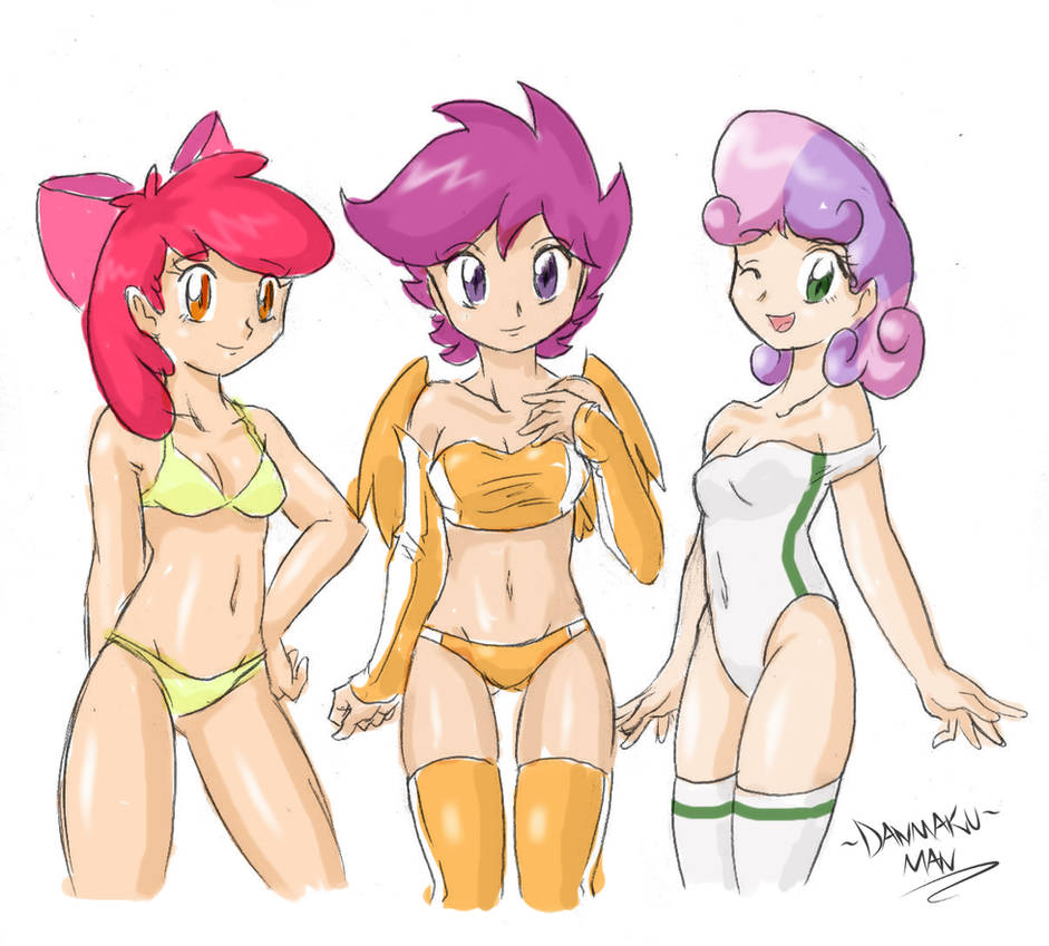 Cutie Mark Crusaders Humanized by DANMAKUMAN