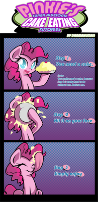 Pinkie's Super Awesome Cake Eating Tutorial!!!