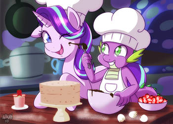 Commission: Friendship Baking by DANMAKUMAN