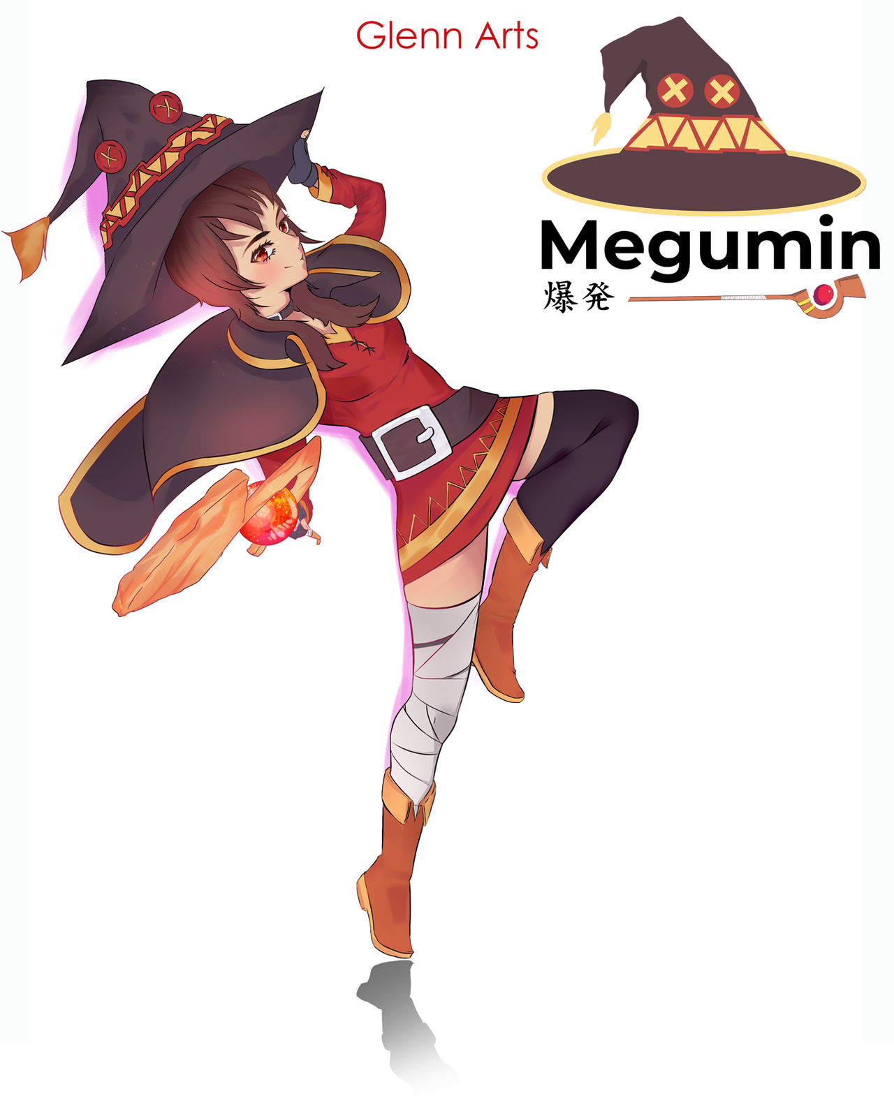 Megumin Guild Megumin by GlennArts on DeviantArt