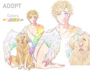 [OPEN] Adopt Rainbow angel with his doggie