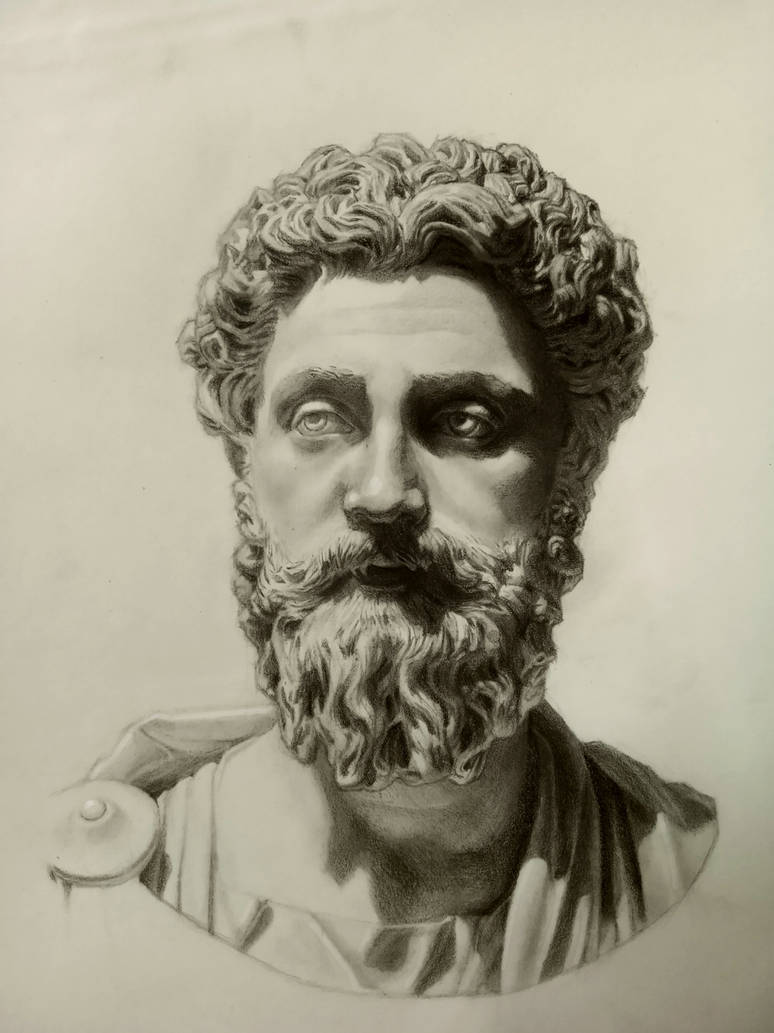 Marcus Aurelius (roman emperor, stoic philosopher) by ClintPhilomArt on ...