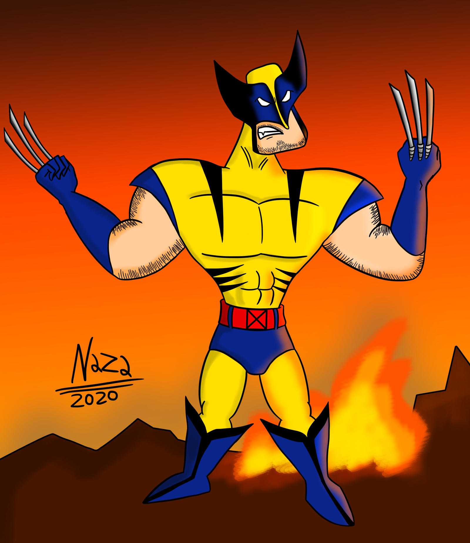 Wolverrine Cartoon Wolverine (Cartoon) by beatdraws335 on DeviantArt
