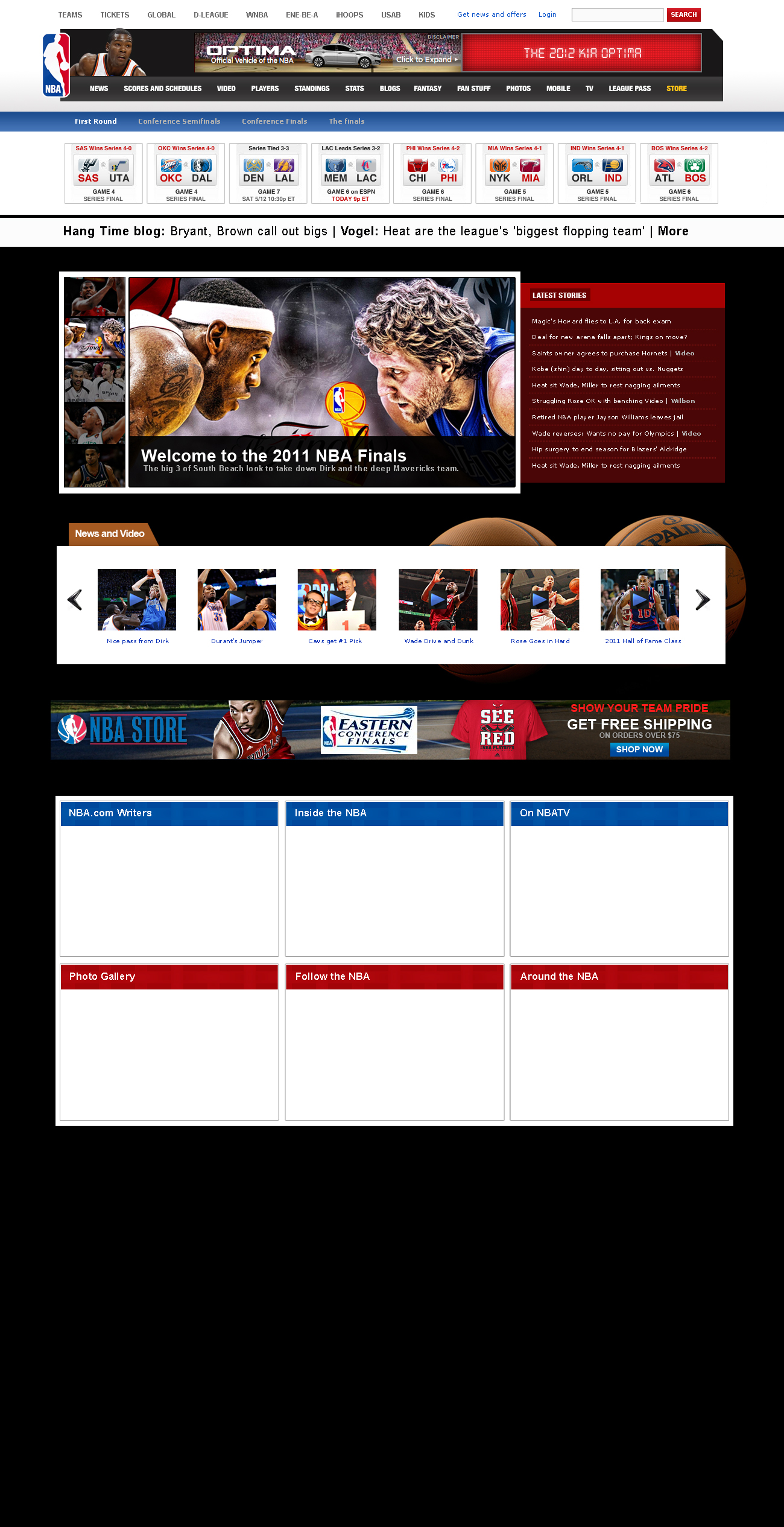 NBA.com Mockup