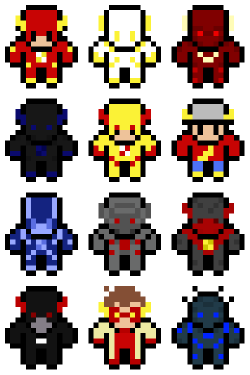 Flash Variations by Aidaskar15 on DeviantArt