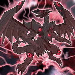 Red Eyes Storm Metal Dragon