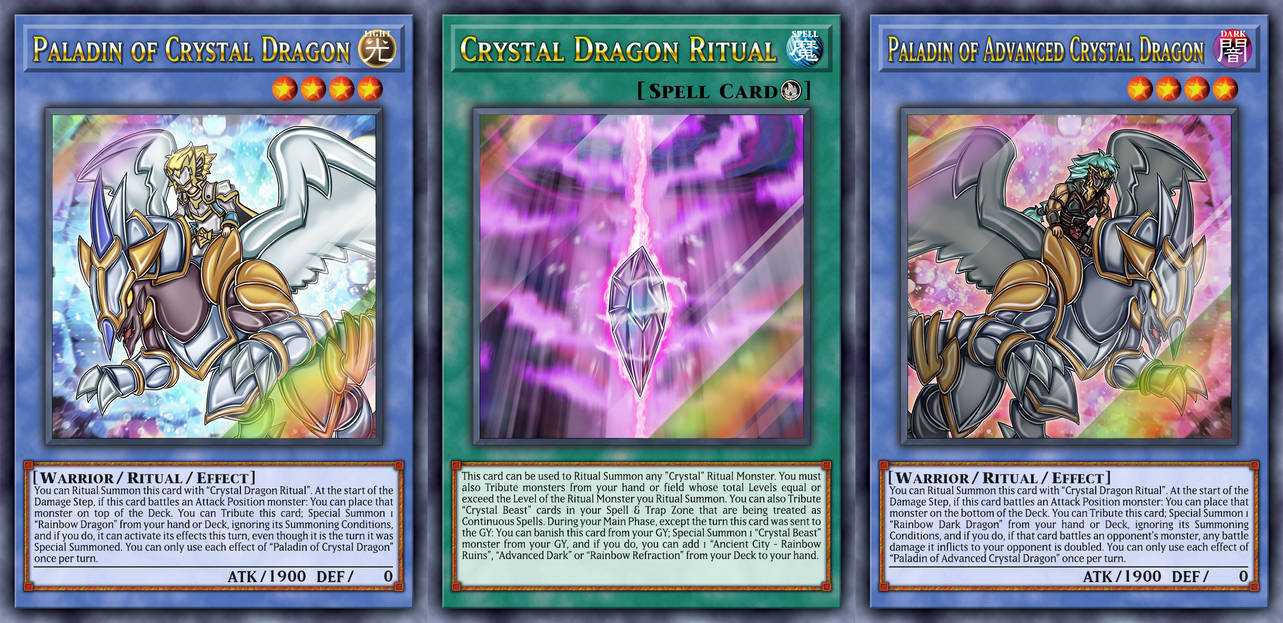 Crystal Beast Rainbow Dragon Ritual Support By Ray V Xyz On Deviantart Crystal Beast Rainbow Dragon Ritual Support By Ray V Xyz On Deviantart