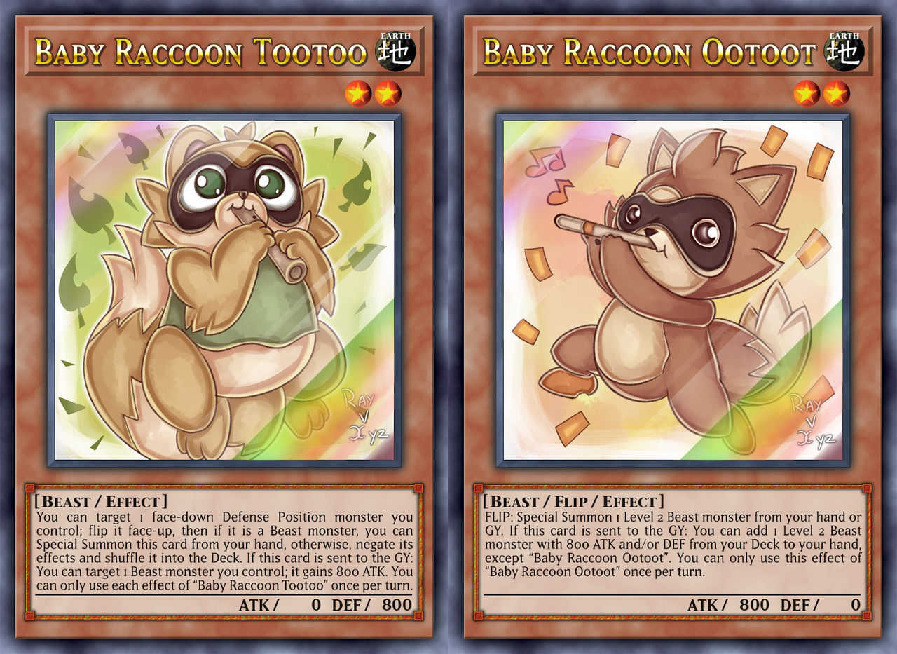yugioh raccoon deck YUGIOH! *CASUAL* Baby Profile January 2018!! Beast/Effect Muerra, Trash Tactician MTG EDH