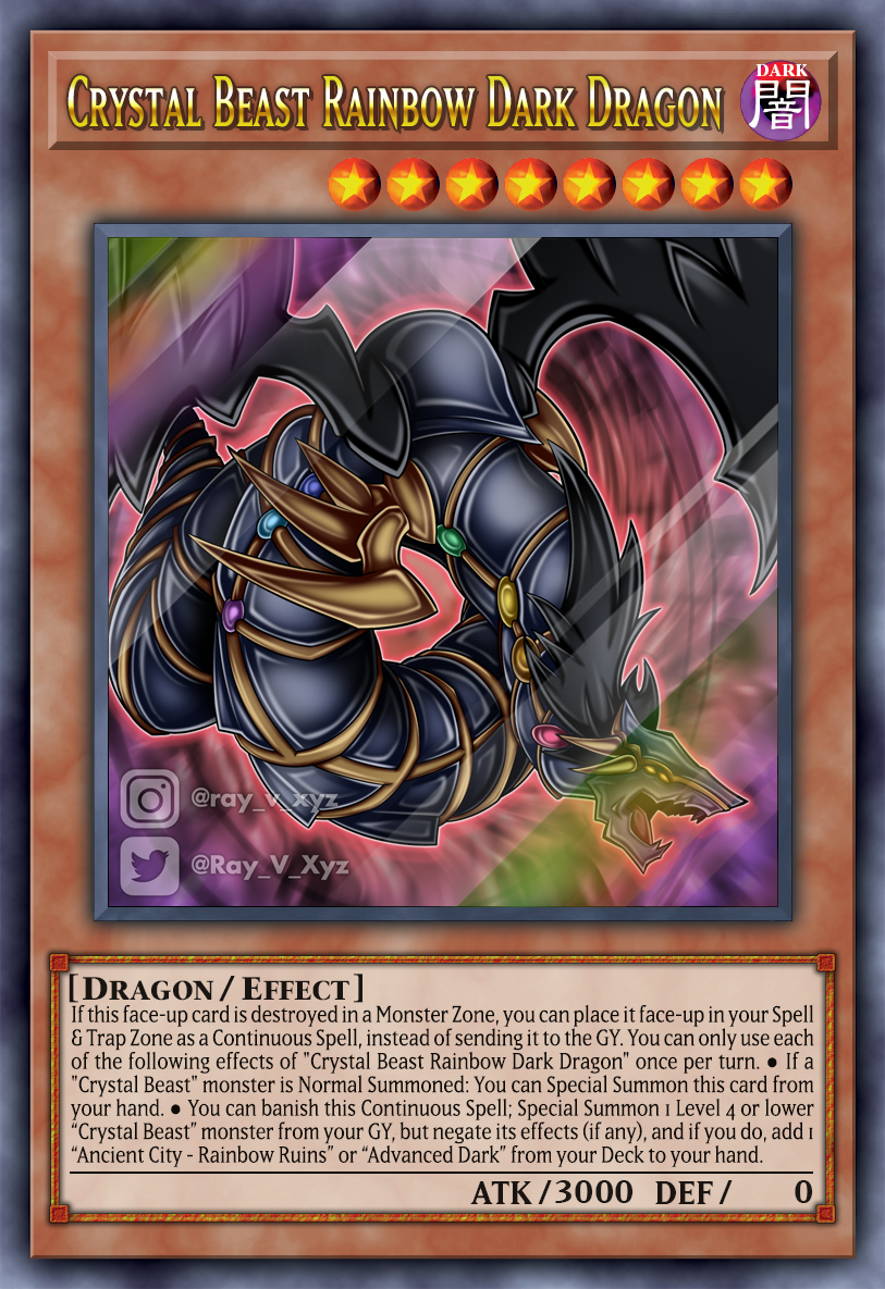 Crystal Beast Rainbow Dark Dragon By Ray V Xyz On Deviantart Crystal Beast Rainbow Dark Dragon By Ray V Xyz On Deviantart