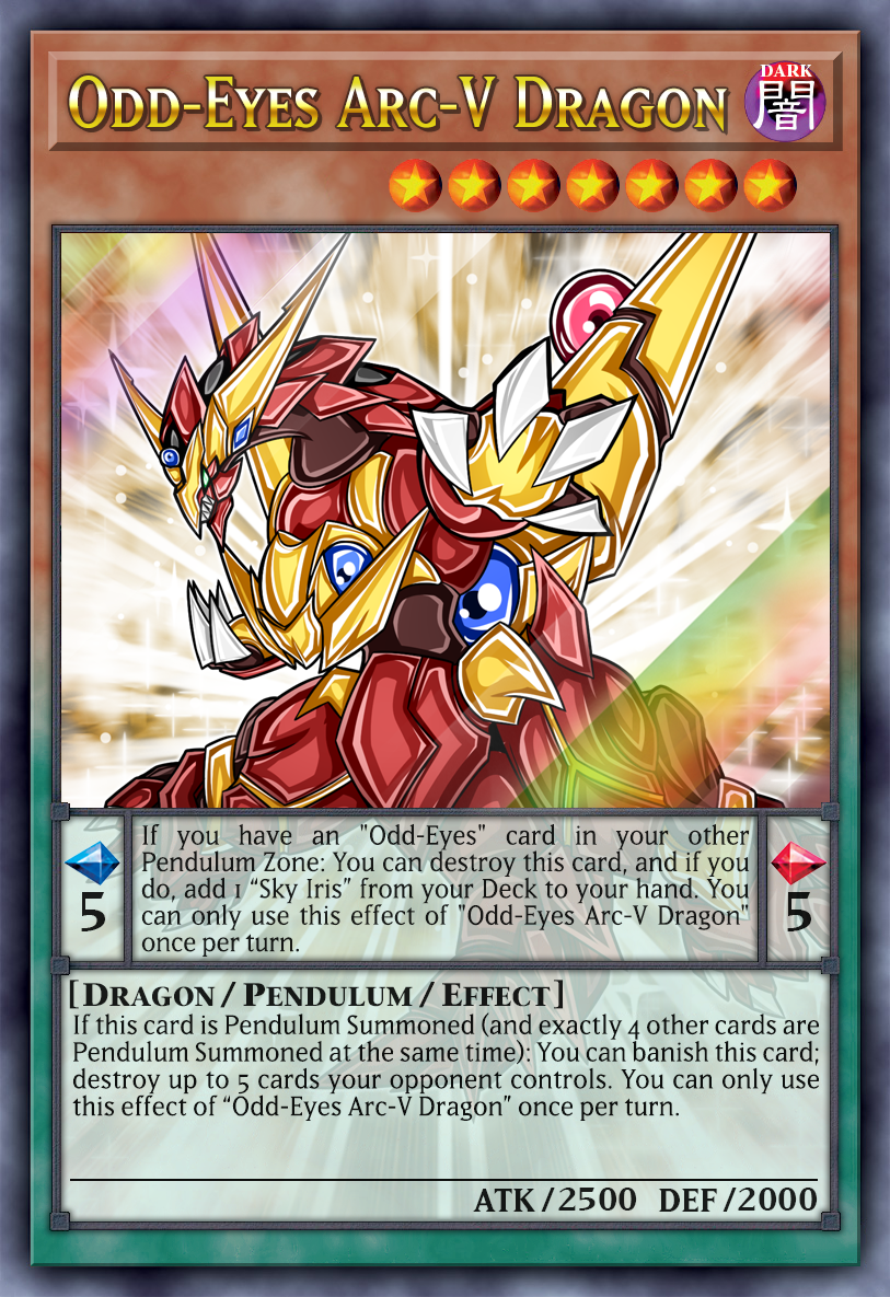 Odd-Eyes Arc-V Dragon! by Ray-V-Xyz on DeviantArt Odd-Eyes Arc-V Dragon! by Ray-V-Xyz on DeviantArt