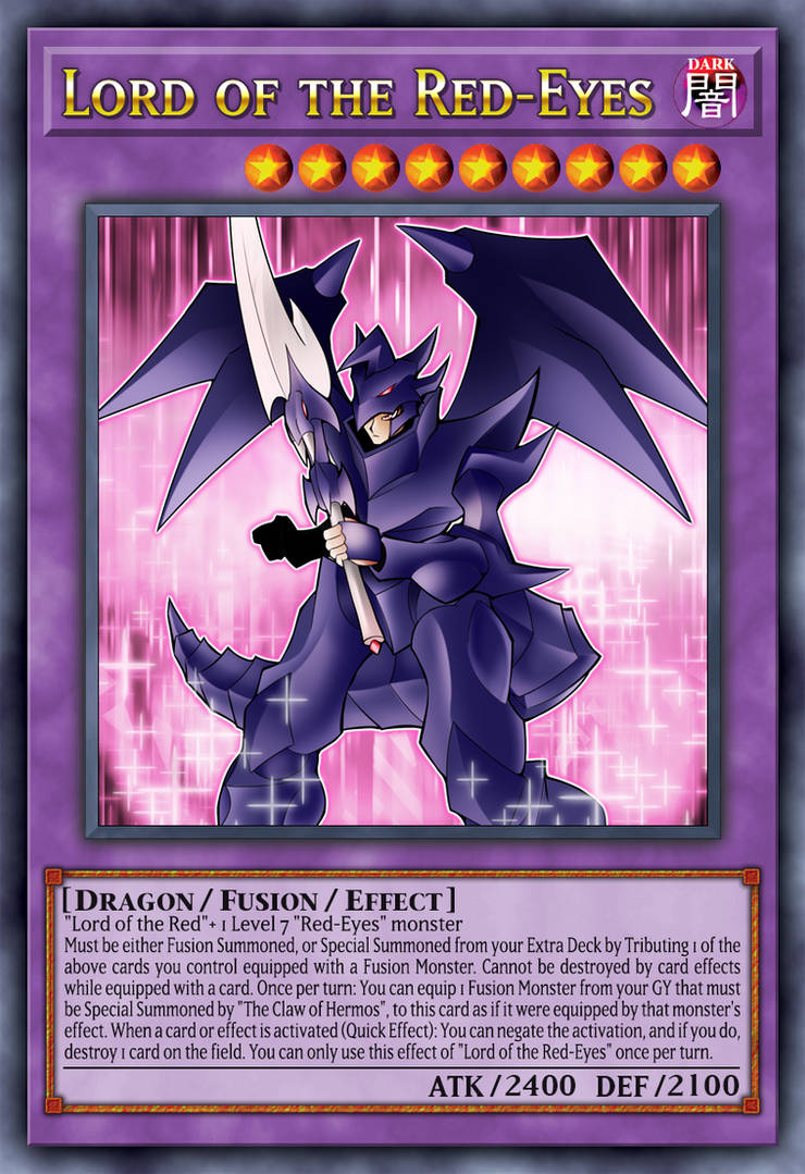 lord of the red yugioh card Lord of the Red by DiaboundCards on DeviantArt