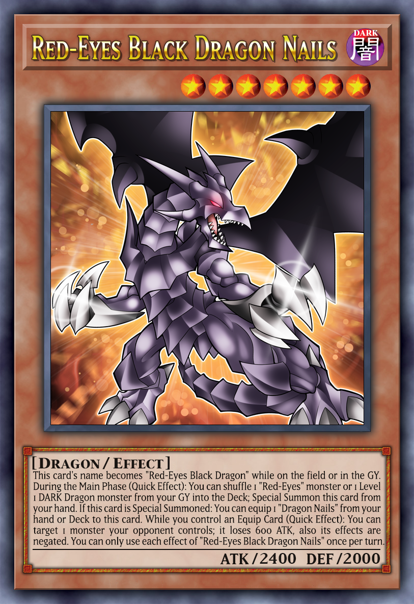 dragon nails yugioh card - BLCR-EN003 - Ultra Rare Yugioh: Dragon Nails