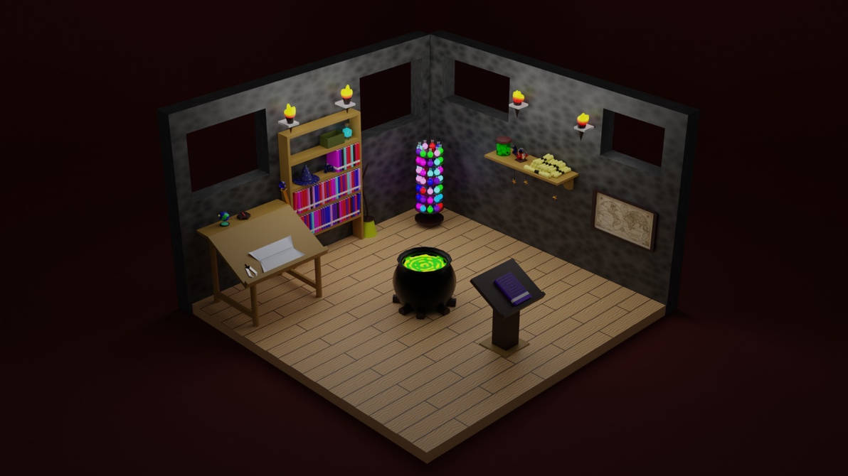 Wizard Room Backdraft Wizard room by DuduNX0 on DeviantArt