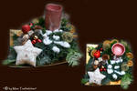 Christmas arrangement, Led candle