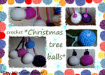 Crochet Christmas Tree balls