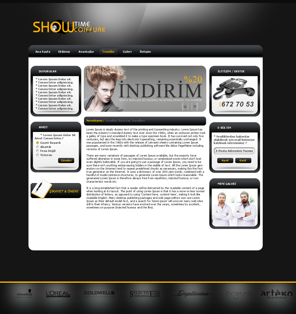 Showtime Coiffure Web Blog