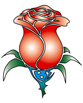 Tau Beta Sigma Rose Tattoo