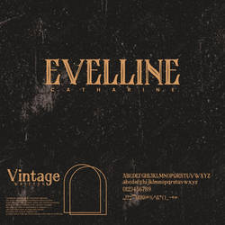 Evelline Catharine  Vintage Font