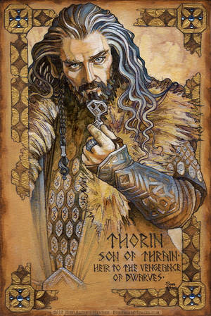 Hobbit Illumination: Thorin, vengeance of Dwarves by BohemianWeasel