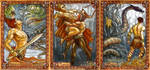 Greek heroes: Perseus, Theseus, Jason by BohemianWeasel