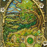 'Stained-glass' Shire miniature