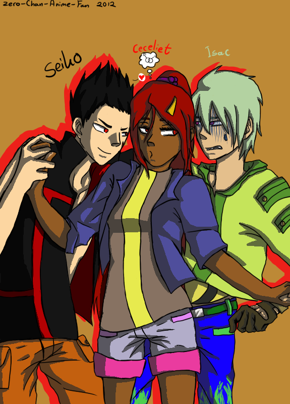 Seiko, ceceliet and Isac (OC`s)