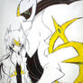 Arceus and Arceus Male Gijinka