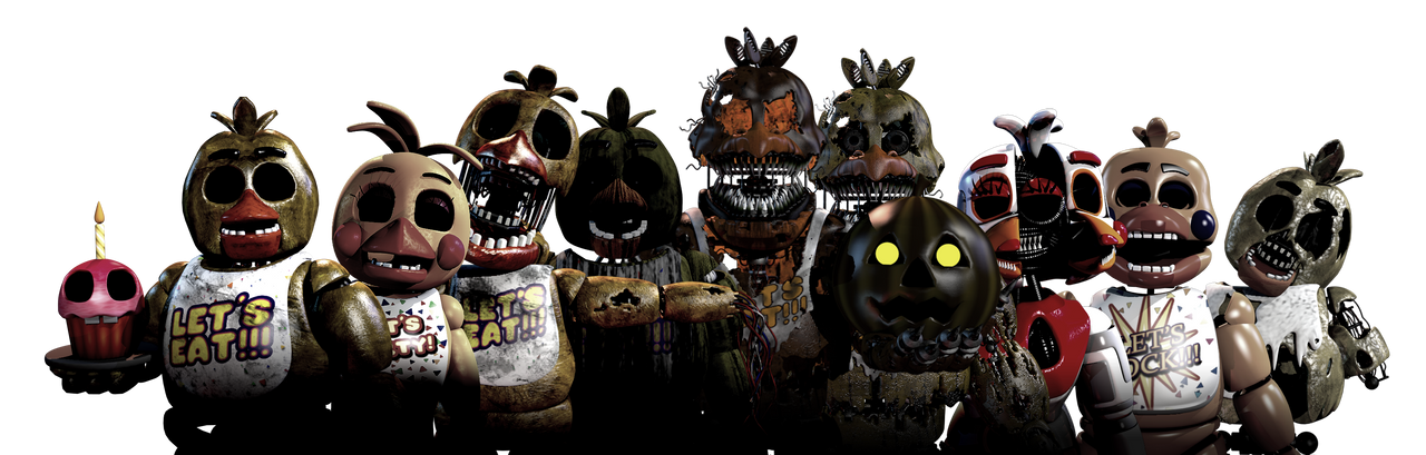 Fanf7 C4D|FNAF: FNAF 7th Anniversary Render Pt.4 (WIP) by Slaughtrap on ...