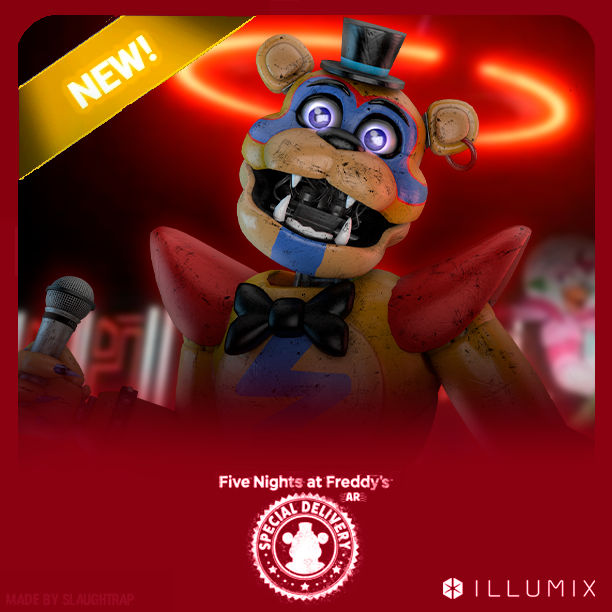 C4D|FNAF: Glamrock Freddy in FNAF AR Concept by Slaughtrap on DeviantArt