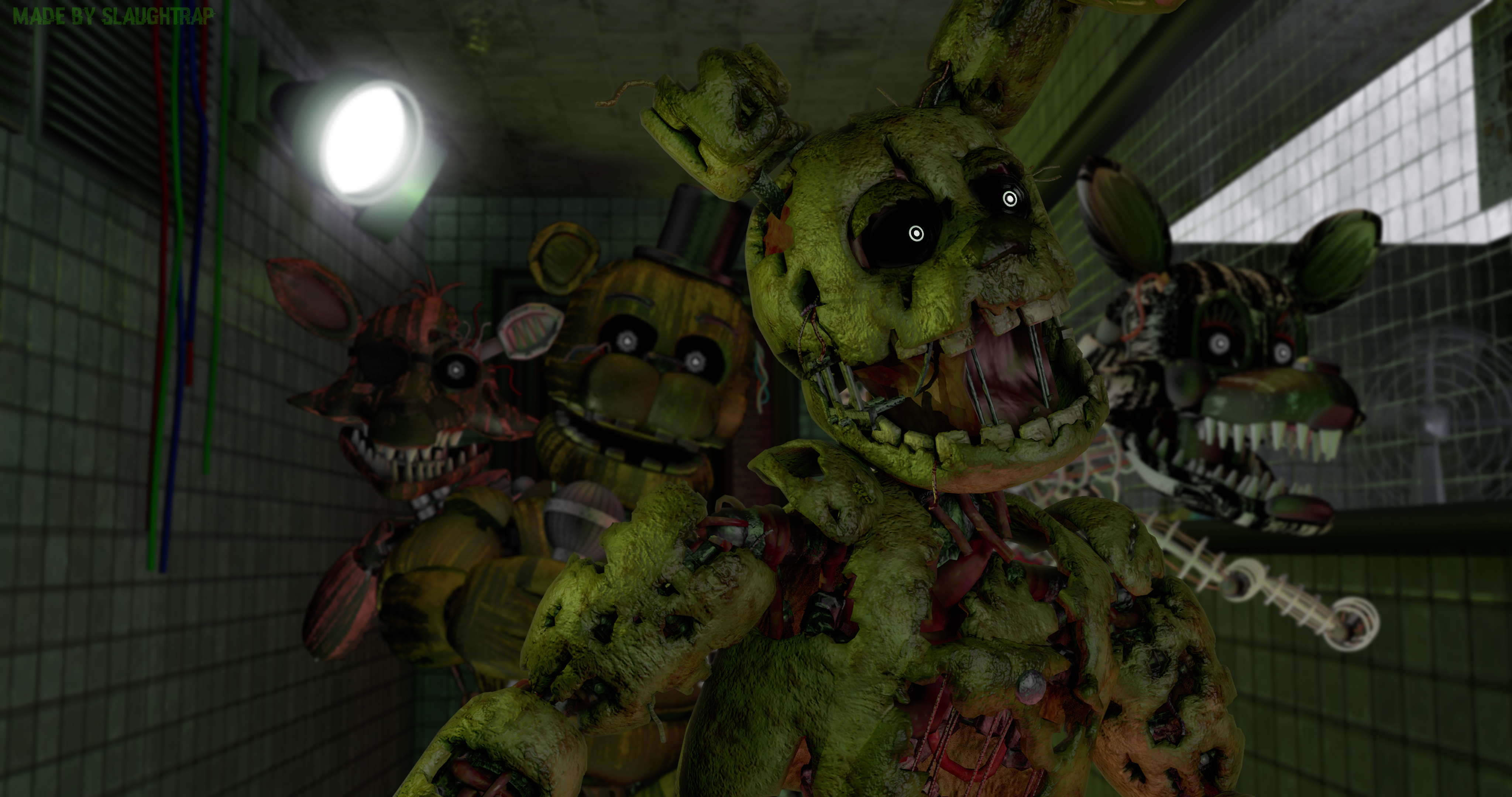 Video Game Five Nights at Freddy's 3 HD Wallpaper