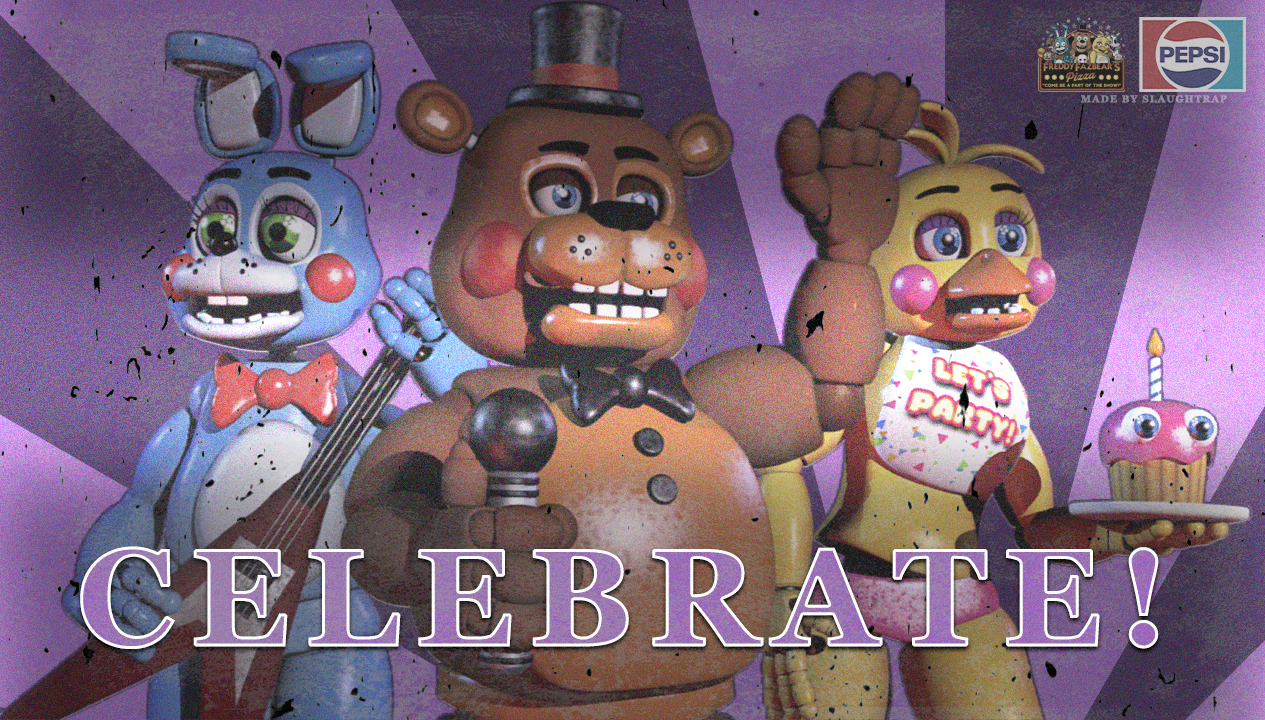 Spotlight Celebration AU FNAF 2 Lineup (#2) by StellaEX on DeviantArt