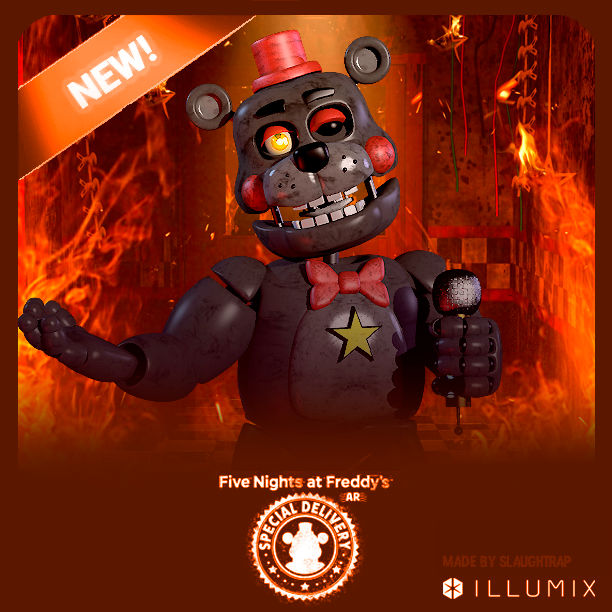 C4DFNAF: Funtime Freddy in FNAF AR by Slaughtrap on DeviantArt