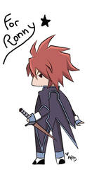 Chibi Kratos from Tales of Symphonia
