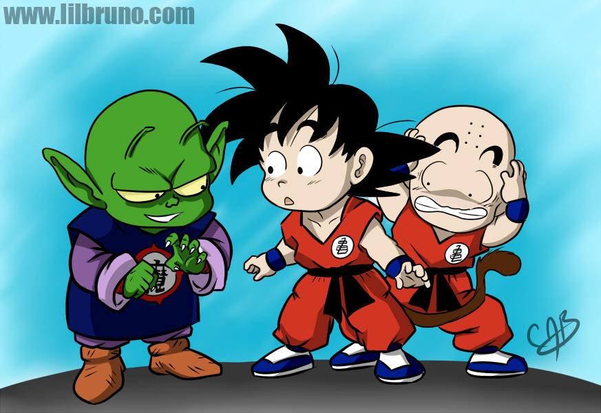 DB - Goku, Krillin and Piccolo Jr. by LilBruno on DeviantArt
