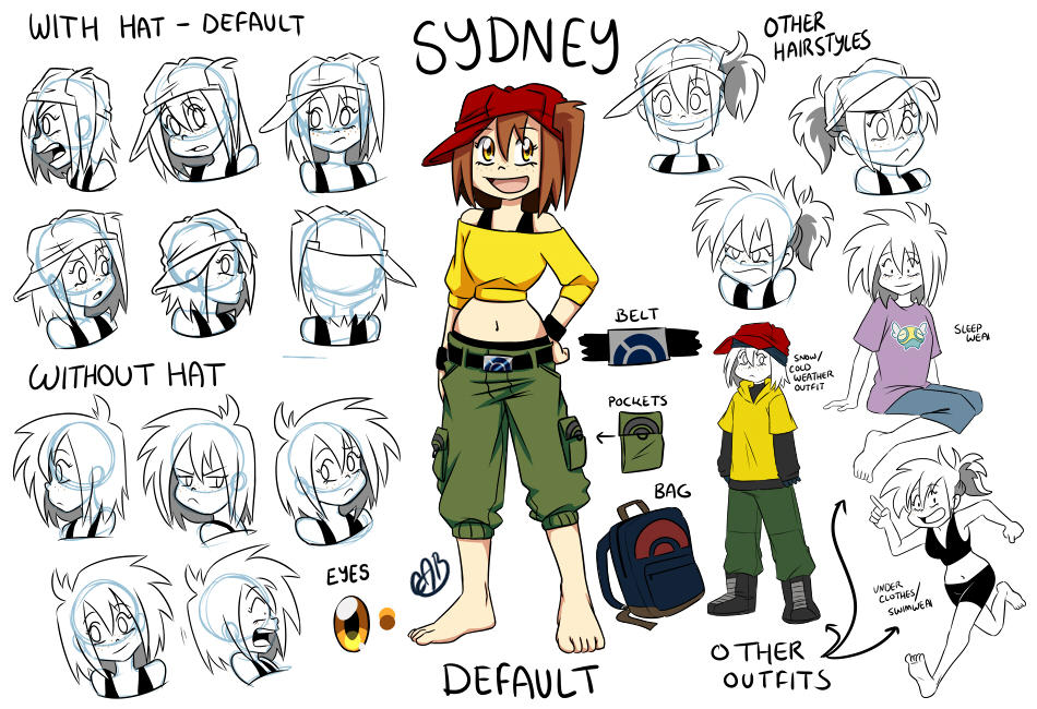 Sydney Character Sheet by LilBruno