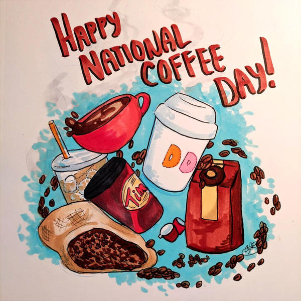 Happy #NationalCoffeeDay ! by LilBruno