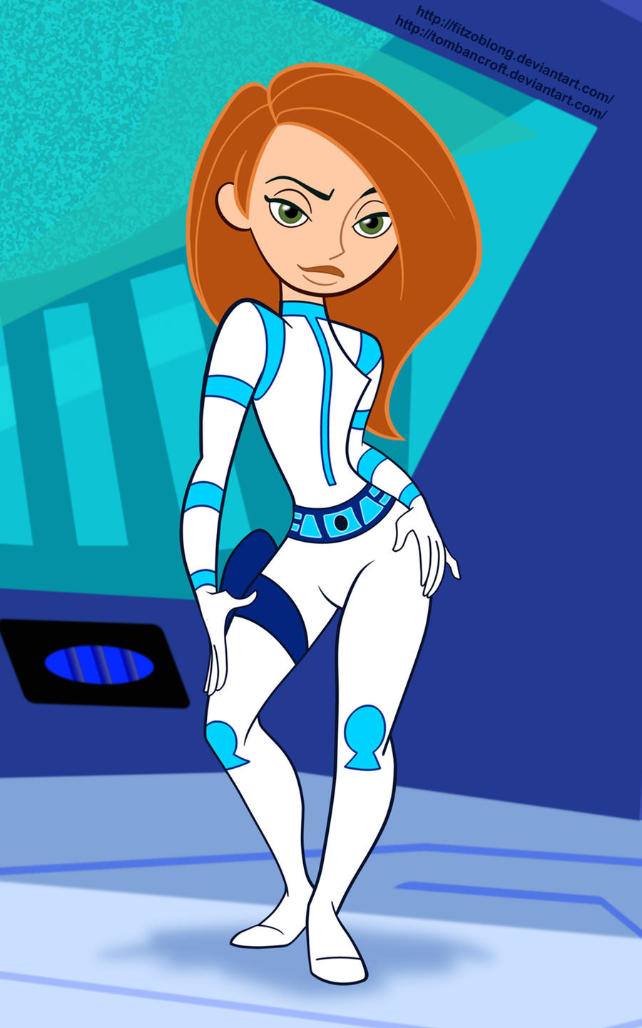 Kim Possible in Battle Suit Colored