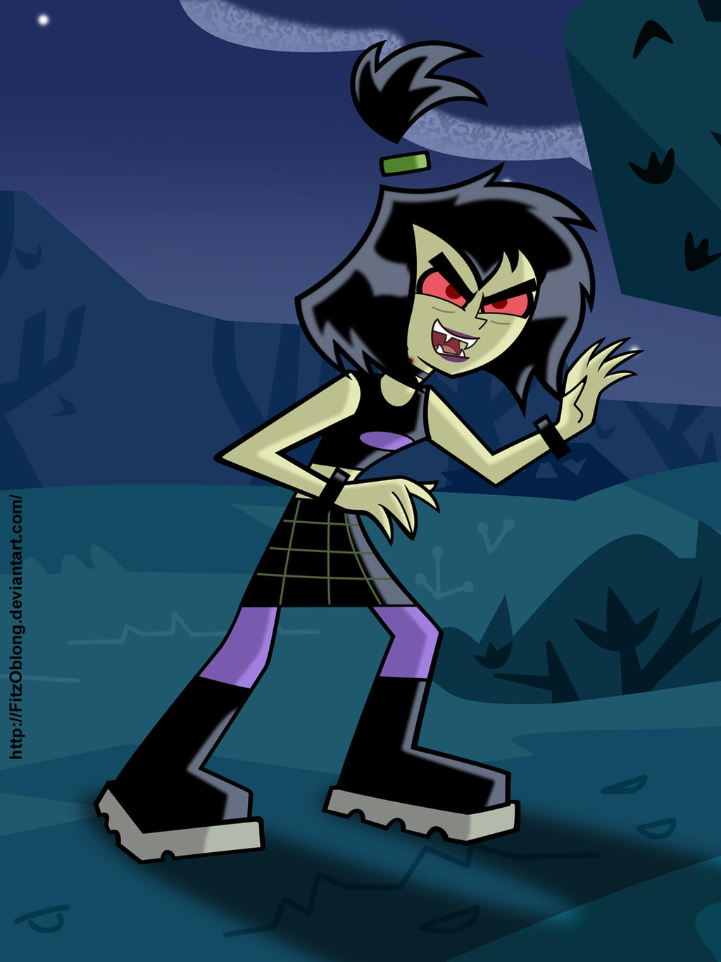 Sam Manson Vector Sam Manson Vampirized by FitzOblong on DeviantArt