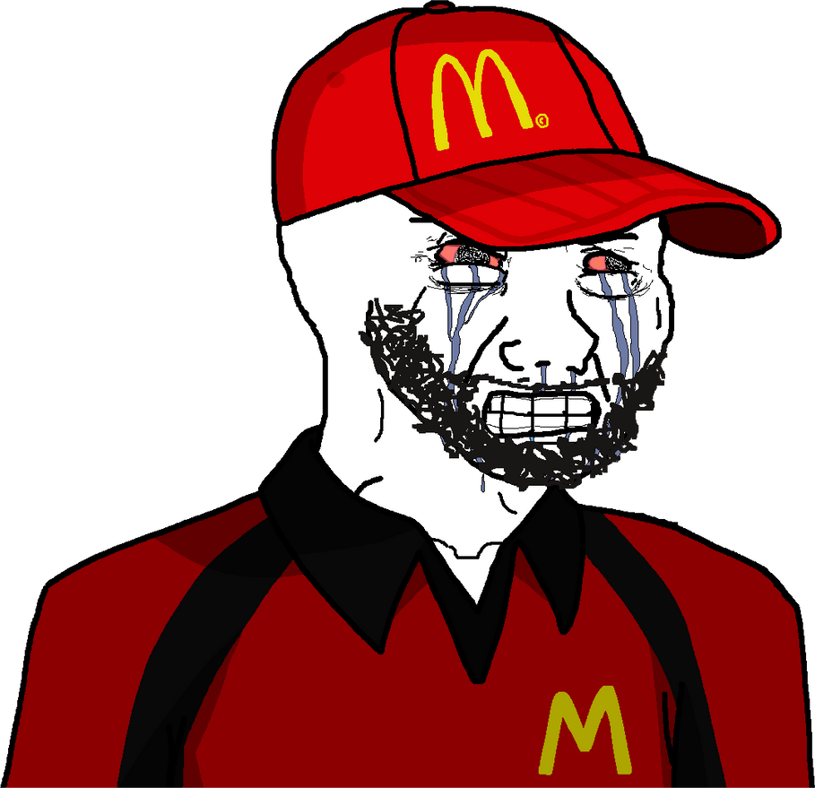 Sad Mcdonalds Cashier by SanctusVulcan on DeviantArt