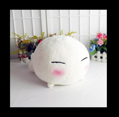 Ashiya: It's so FLUFFY....and FUZZY....[plush toy]