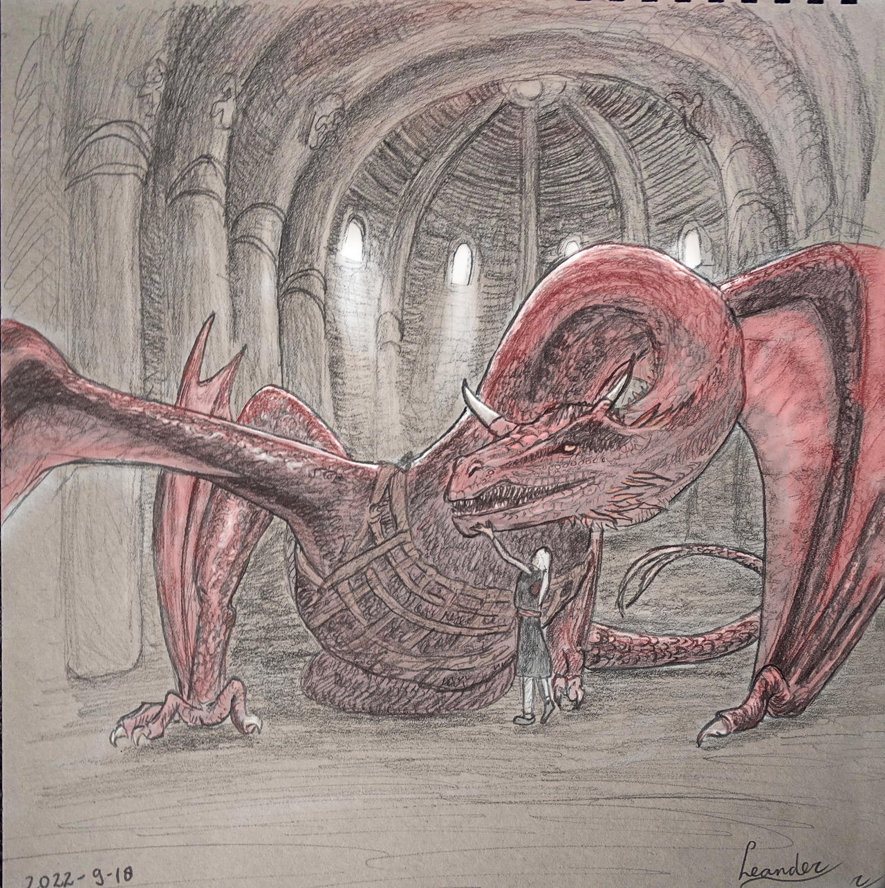 Caraxes and Daemon by kedrednael on DeviantArt