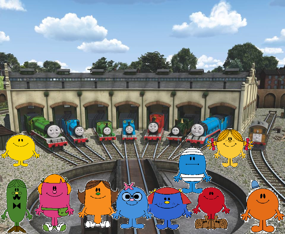 Thomas And Mr Men And Little Miss by Teaganm on DeviantArt