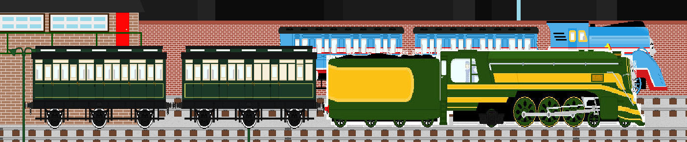 streamlined Thomas and Emily racing by Teaganm on DeviantArt