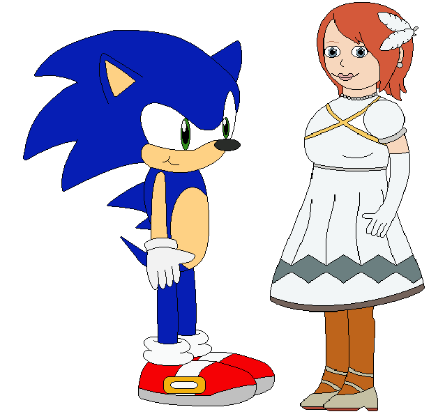 Elise and Sonic in Love by AngelOfStrenght on DeviantArt