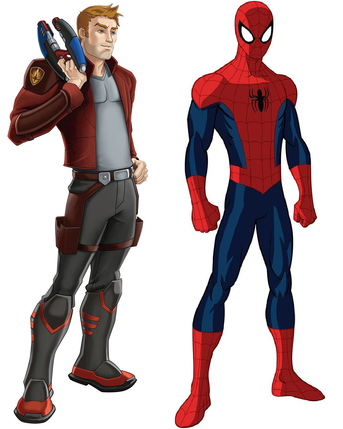 same name Peter Star-Lord and Spider-man by Teaganm on DeviantArt